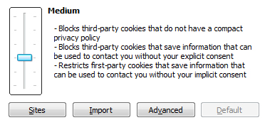 Enabling Cookies in Internet Explorer 9.0